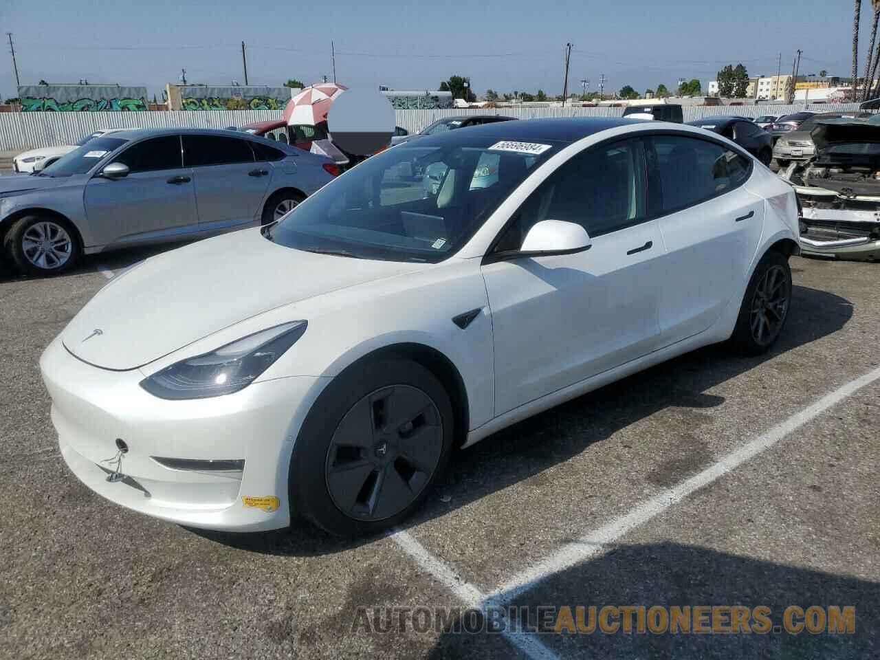 5YJ3E1EB4NF307906 TESLA MODEL 3 2022