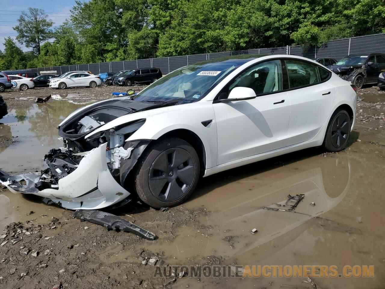 5YJ3E1EB4NF334863 TESLA MODEL 3 2022