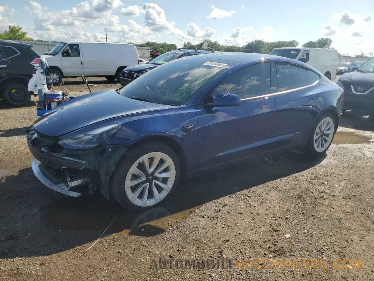 5YJ3E1EB4NF343112 TESLA MODEL 3 2022