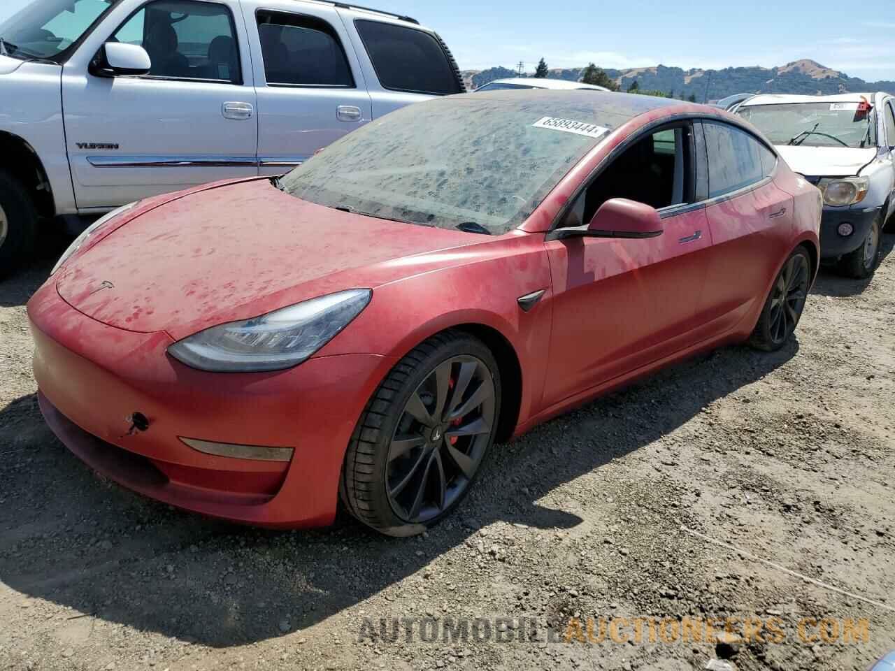 5YJ3E1EB5JF083734 TESLA MODEL 3 2018