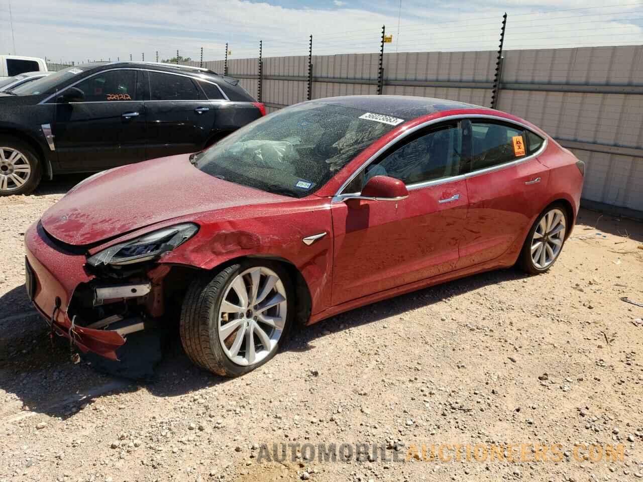 5YJ3E1EB5KF187190 TESLA MODEL 3 2019