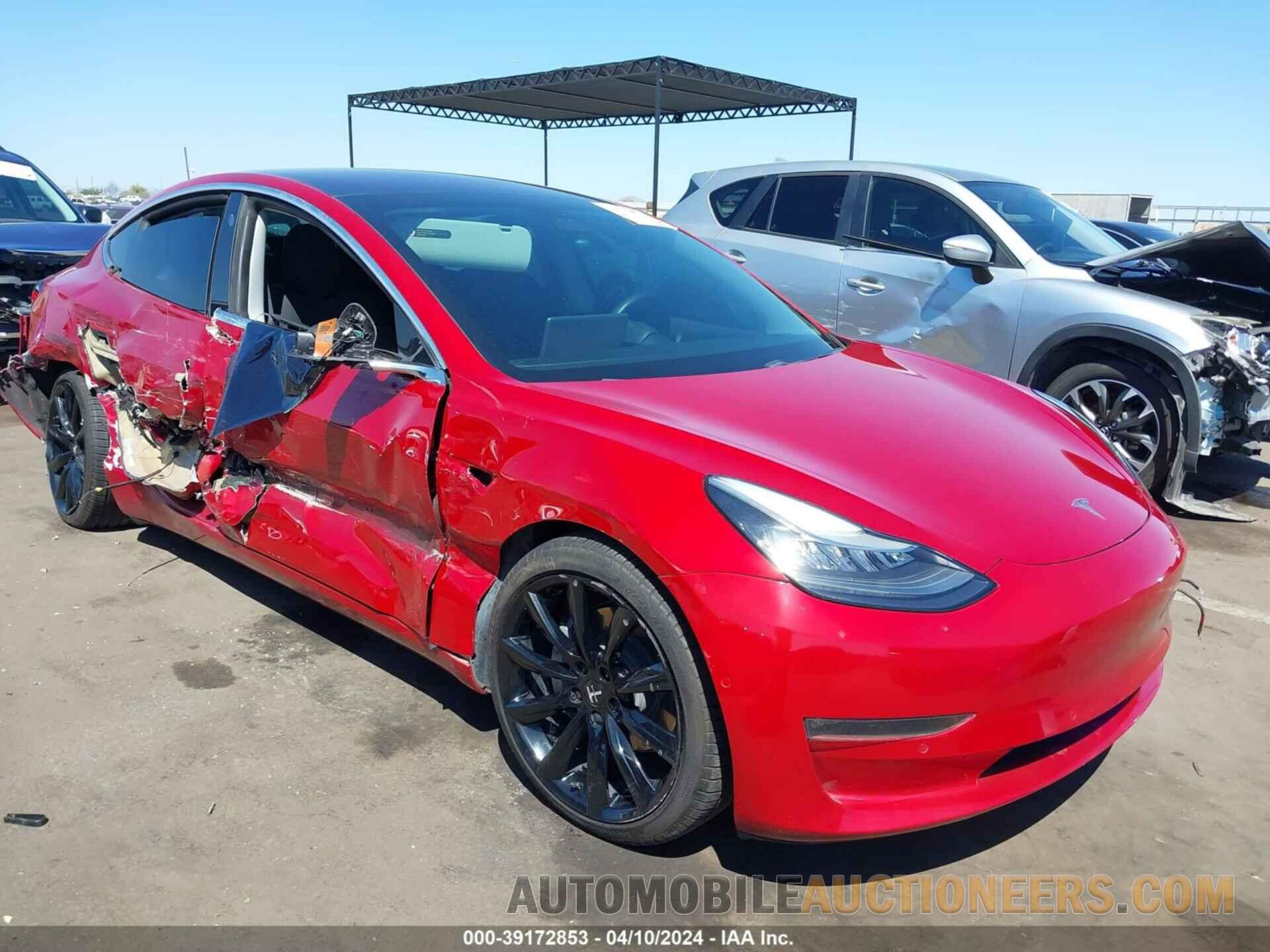 5YJ3E1EB5KF192101 TESLA MODEL 3 2019