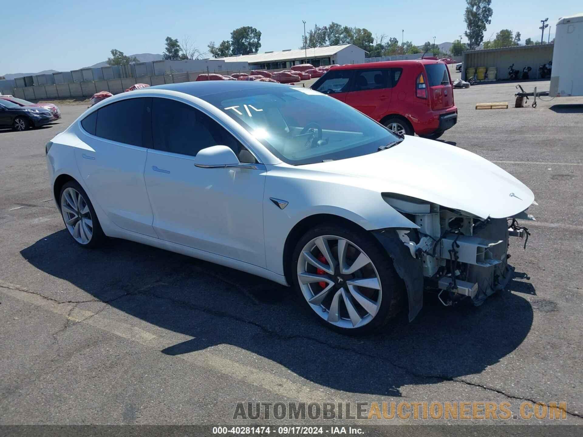 5YJ3E1EB5KF231768 TESLA MODEL 3 2019