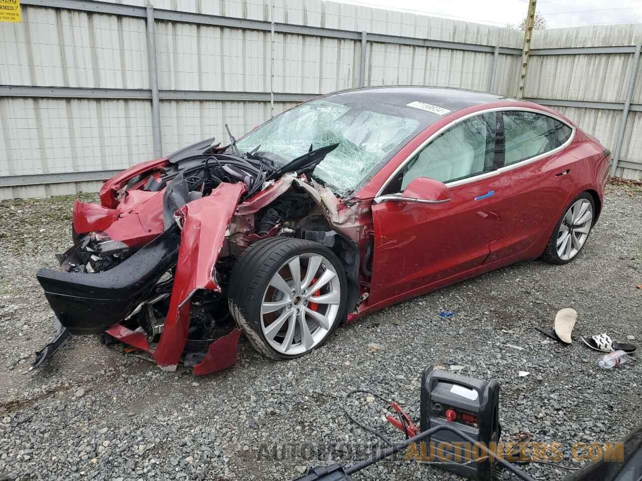 5YJ3E1EB5KF440380 TESLA MODEL 3 2019