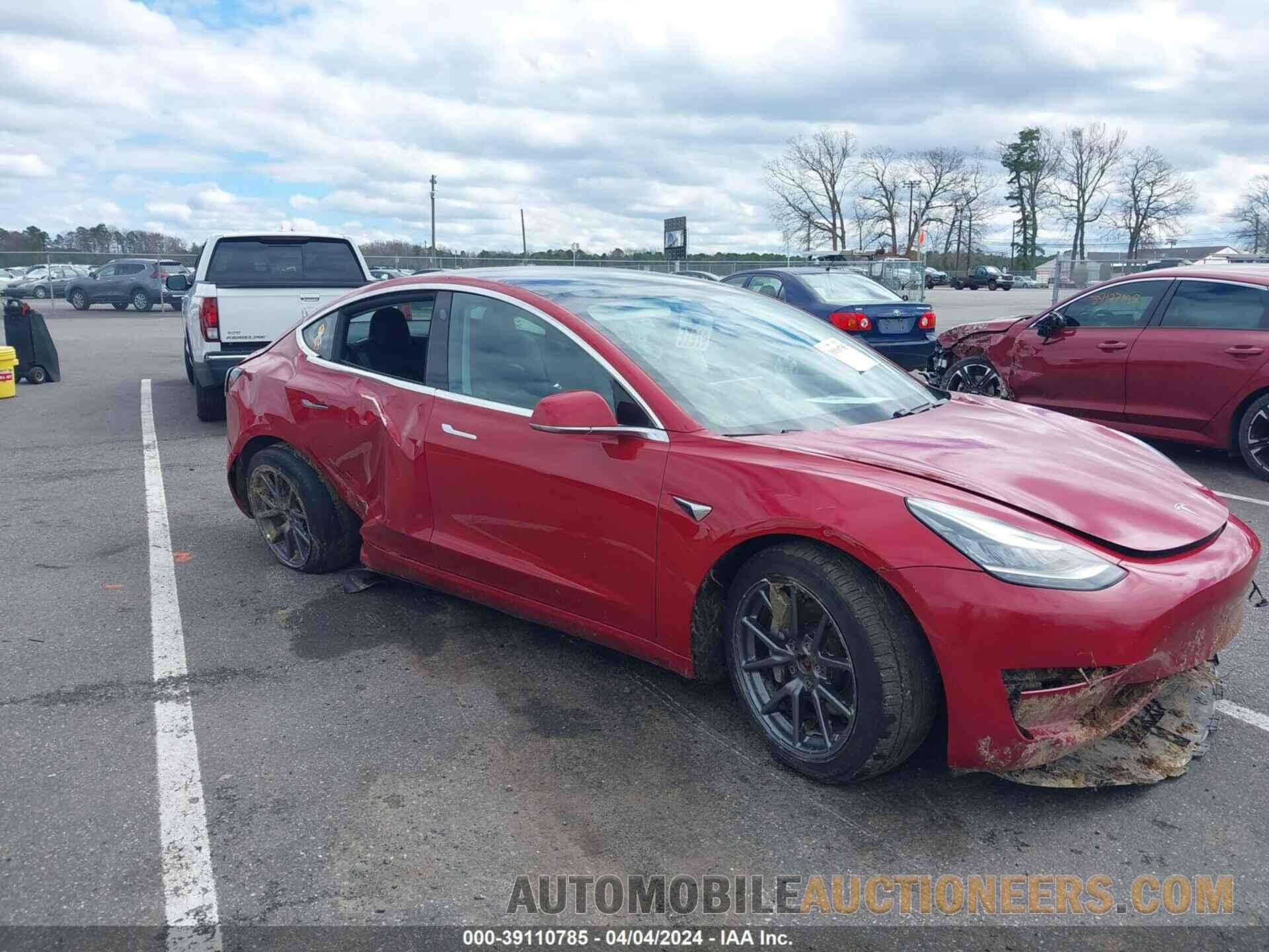 5YJ3E1EB5KF452478 TESLA MODEL 3 2019