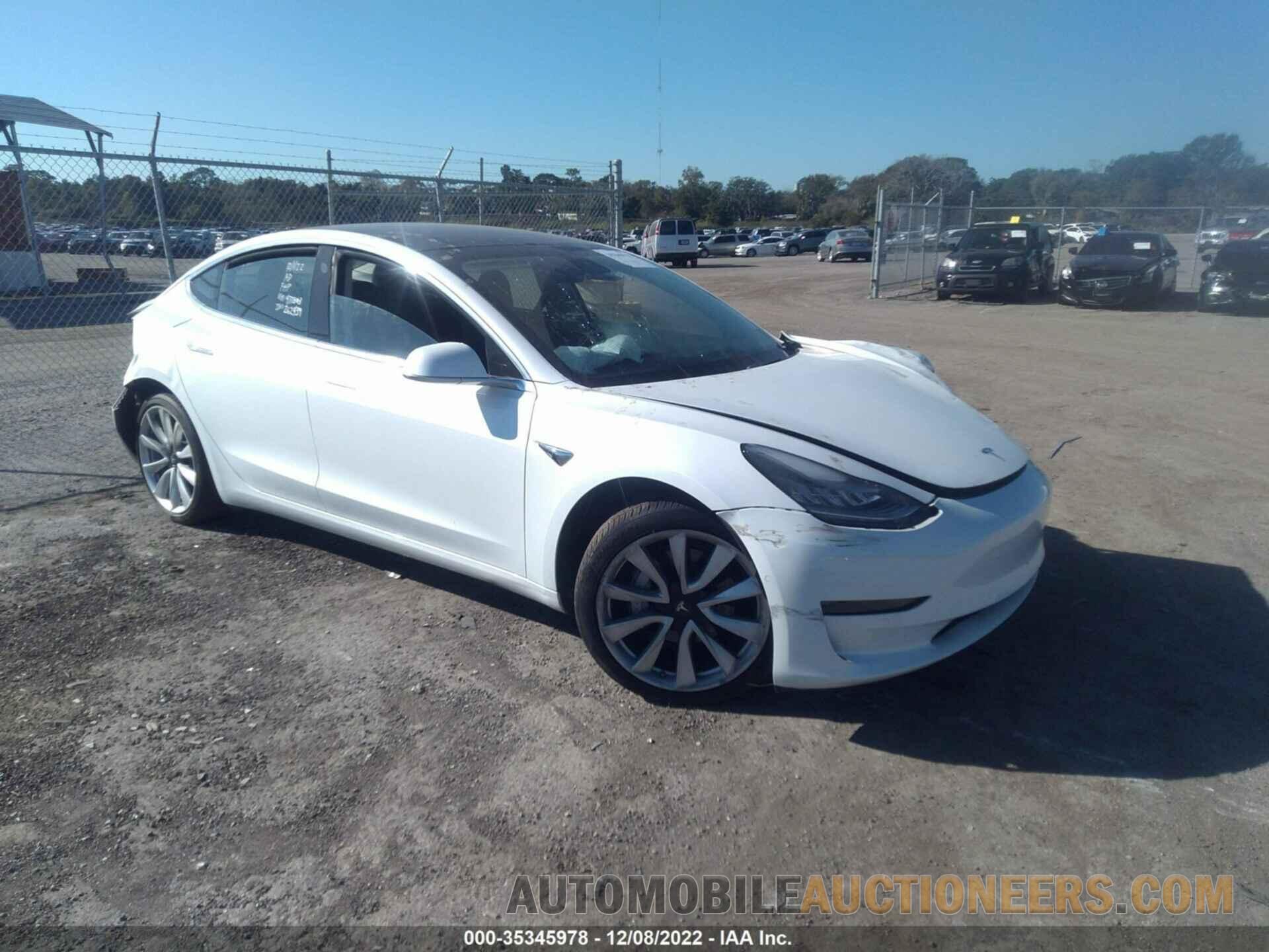 5YJ3E1EB5KF477803 TESLA MODEL 3 2019