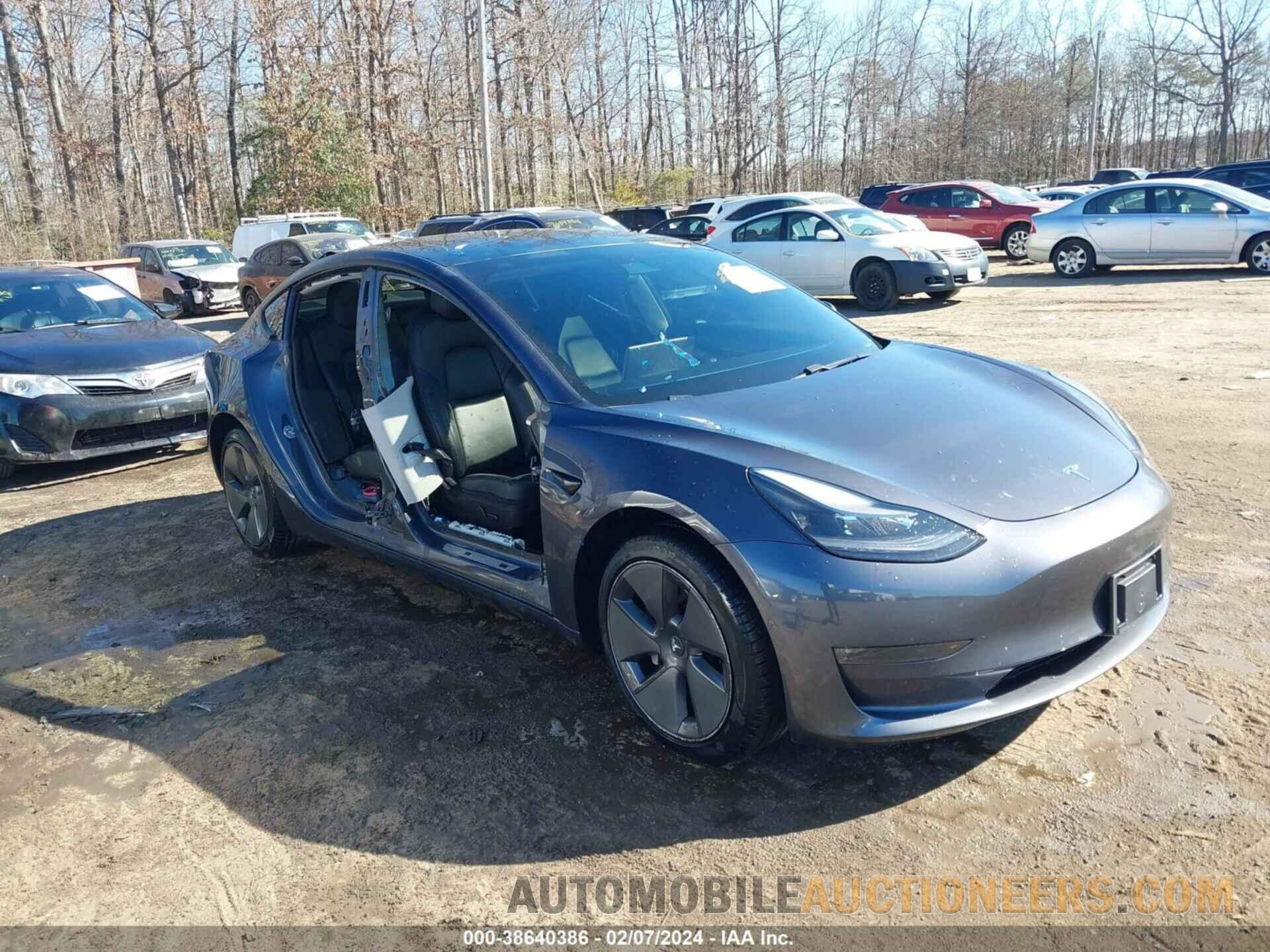 5YJ3E1EB5MF025014 TESLA MODEL 3 2021