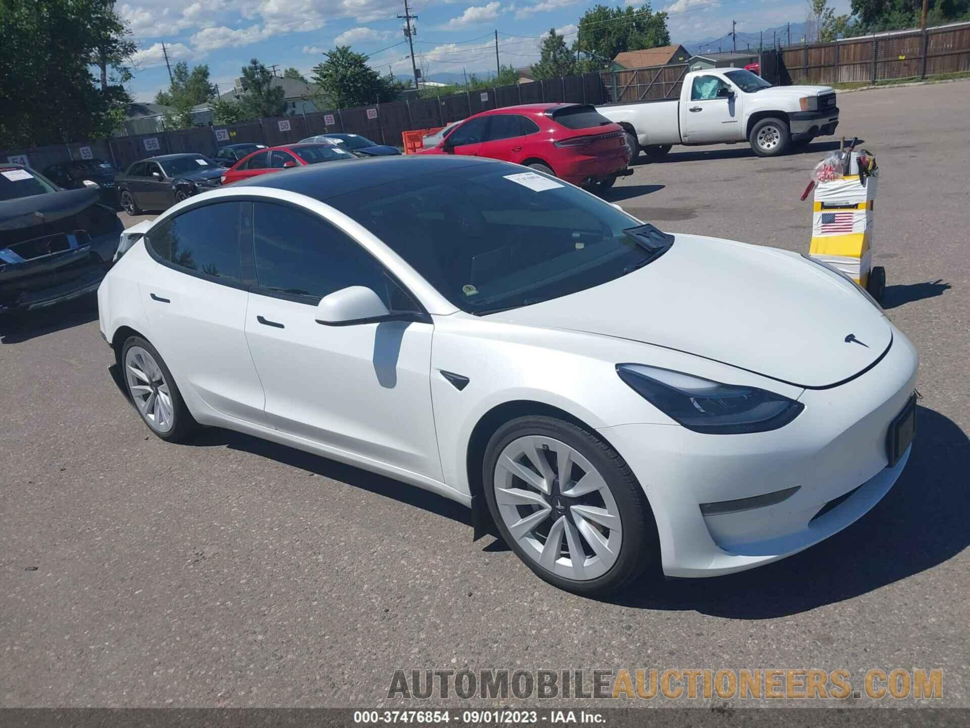 5YJ3E1EB5MF050785 TESLA MODEL 3 2021