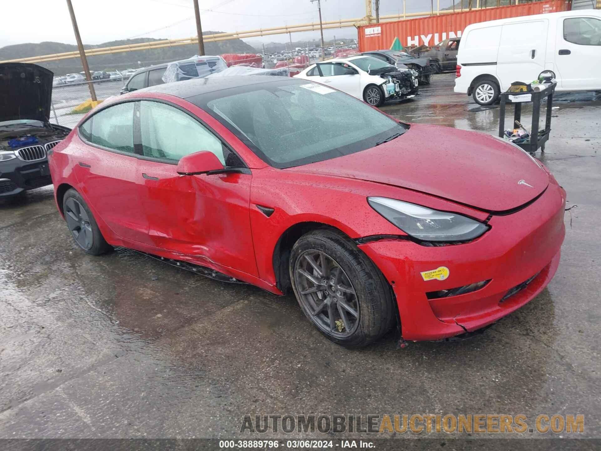 5YJ3E1EB5MF074410 TESLA MODEL 3 2021