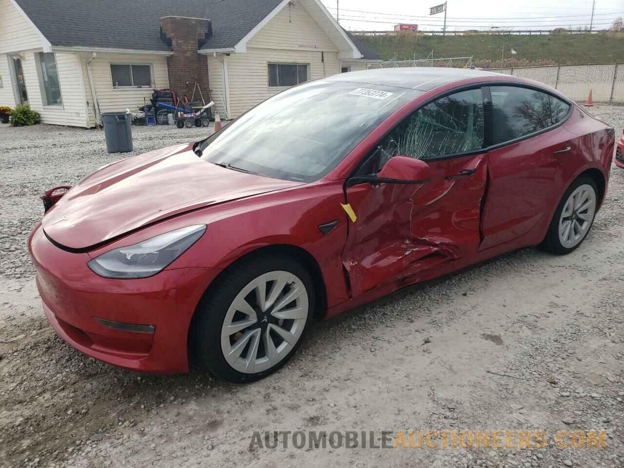 5YJ3E1EB5MF079672 TESLA MODEL 3 2021