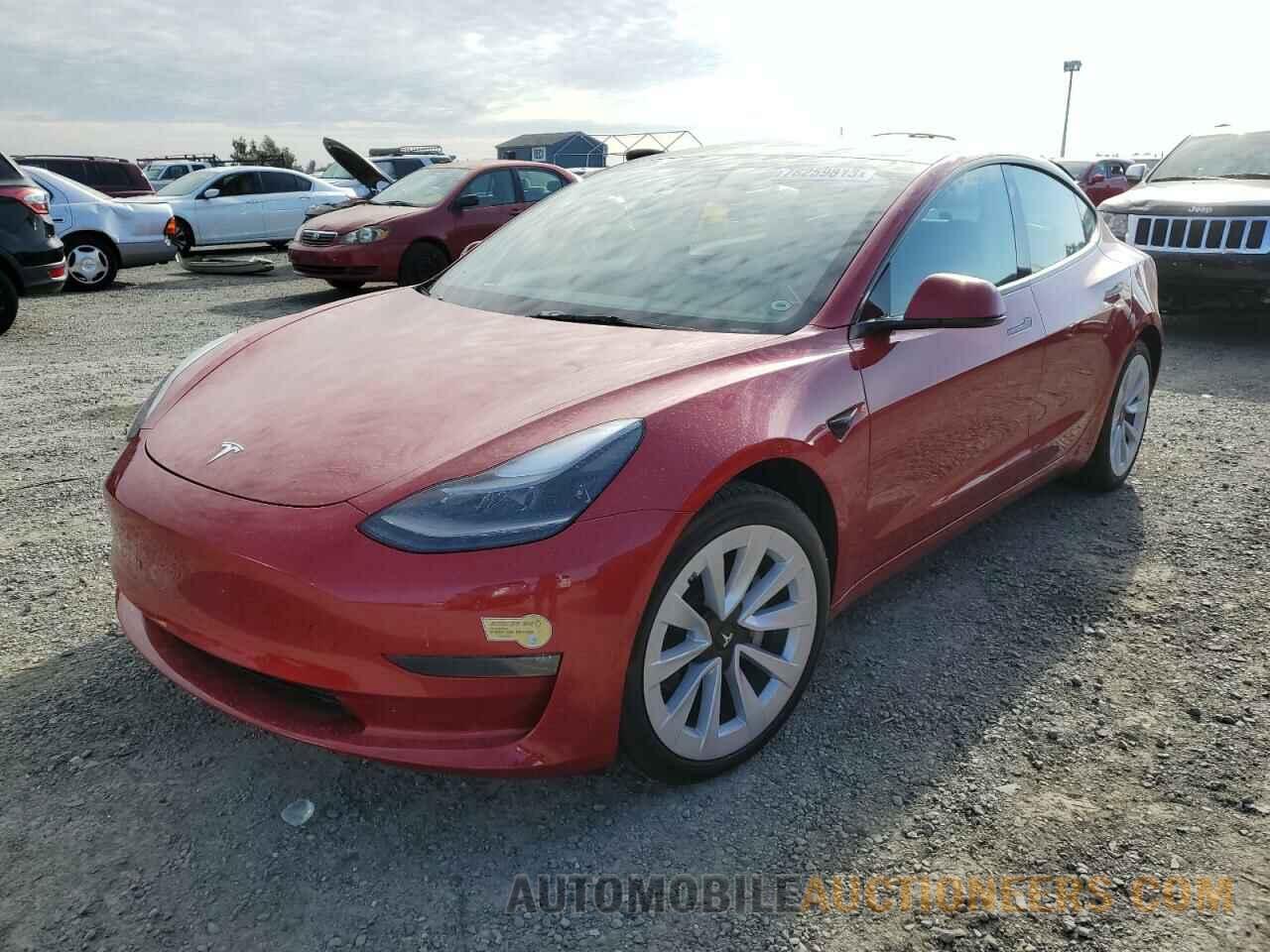 5YJ3E1EB5MF085827 TESLA MODEL 3 2021