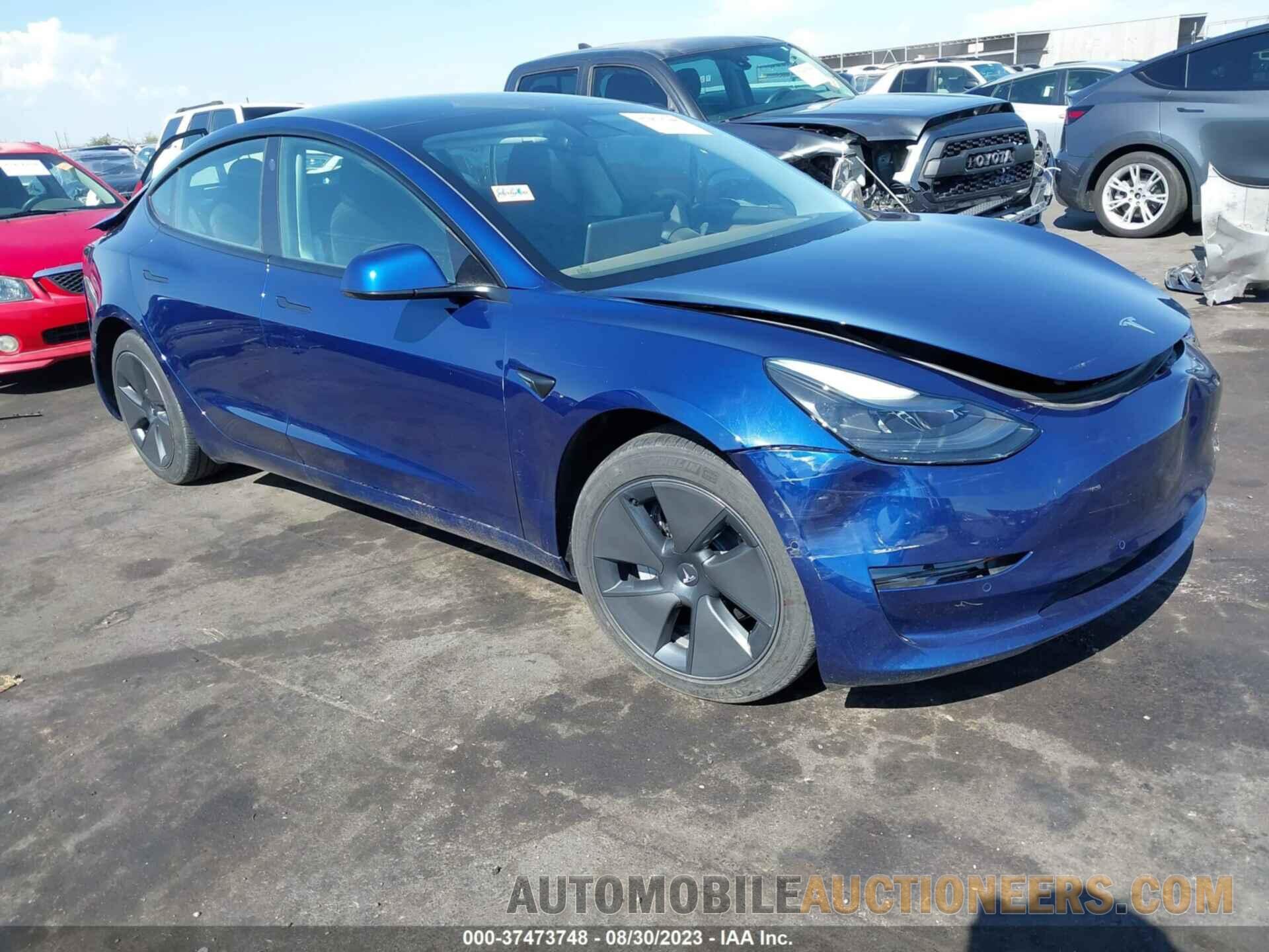 5YJ3E1EB5MF086993 TESLA MODEL 3 2021