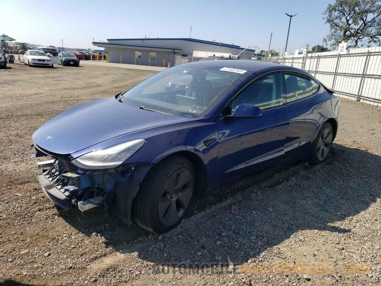 5YJ3E1EB5MF858943 TESLA MODEL 3 2021