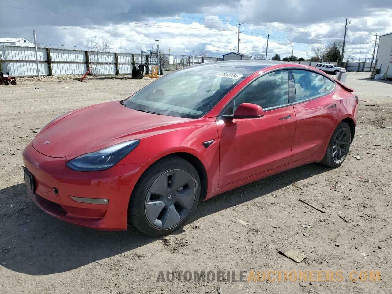 5YJ3E1EB5MF869232 TESLA MODEL 3 2021