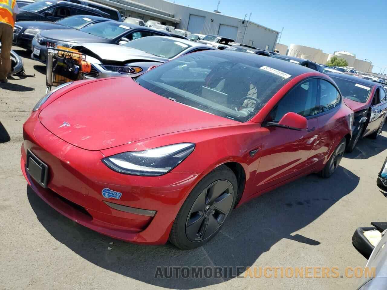 5YJ3E1EB5MF877119 TESLA MODEL 3 2021