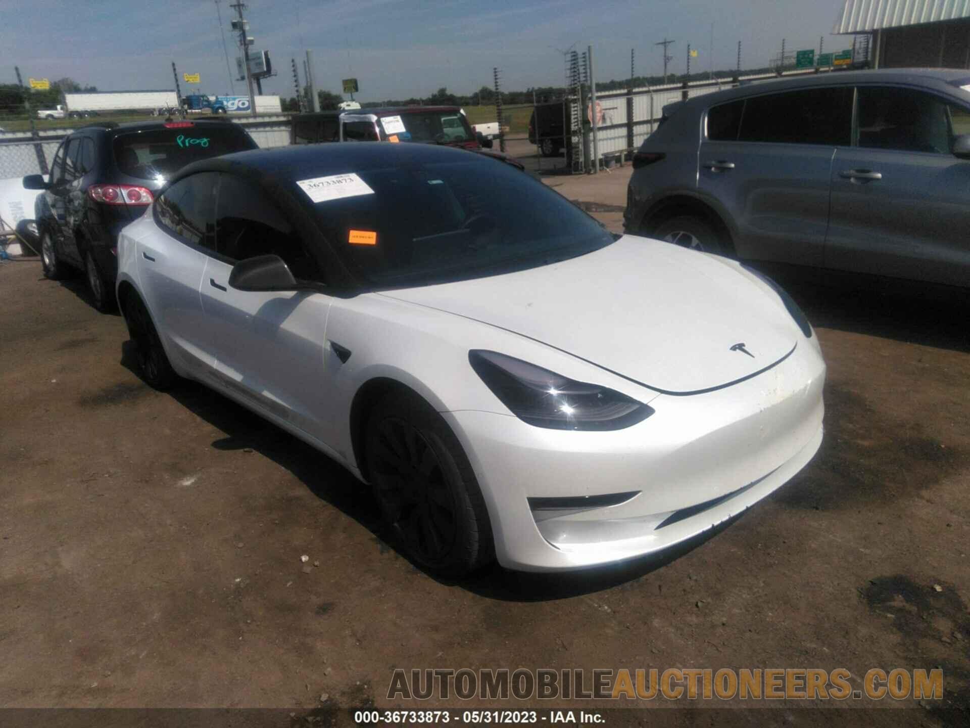 5YJ3E1EB5MF902052 TESLA MODEL 3 2021