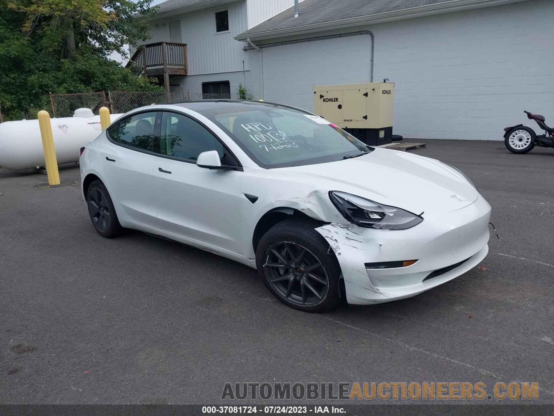 5YJ3E1EB5MF906652 TESLA MODEL 3 2021