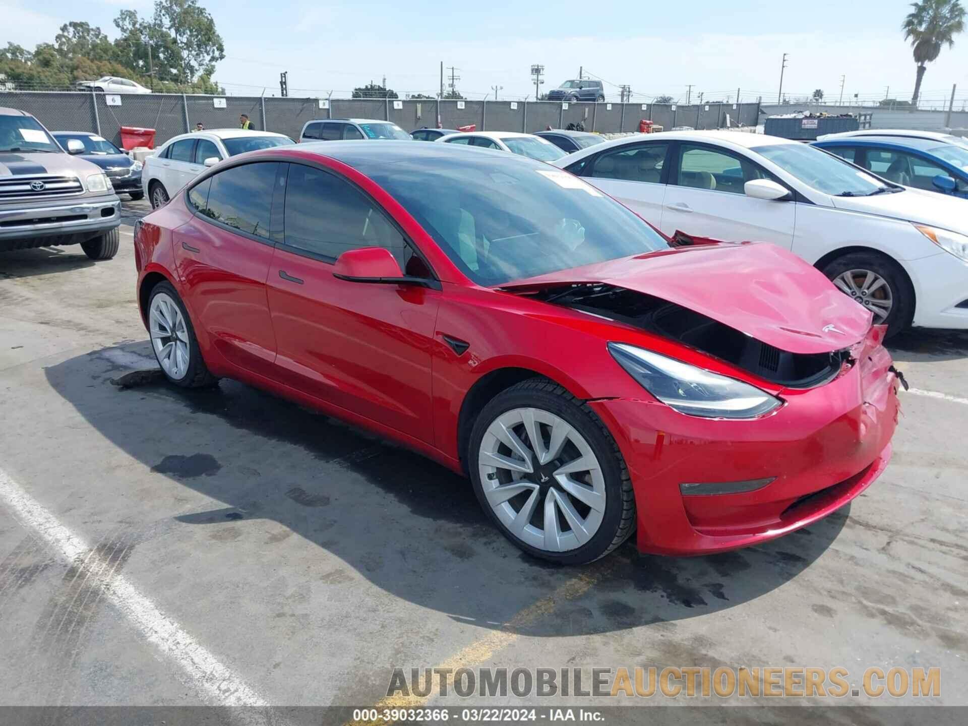 5YJ3E1EB5MF926898 TESLA MODEL 3 2021