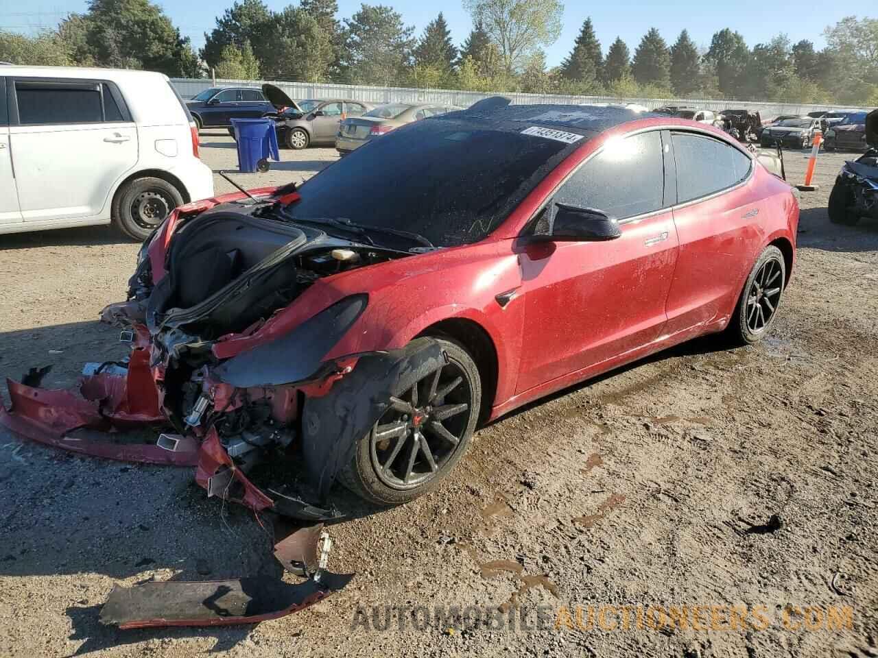 5YJ3E1EB5MF927999 TESLA MODEL 3 2021