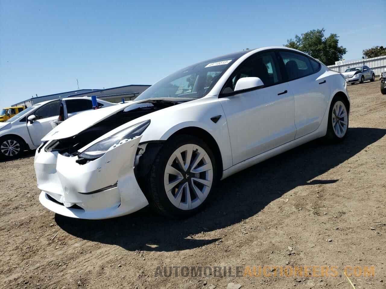 5YJ3E1EB5MF942857 TESLA MODEL 3 2021