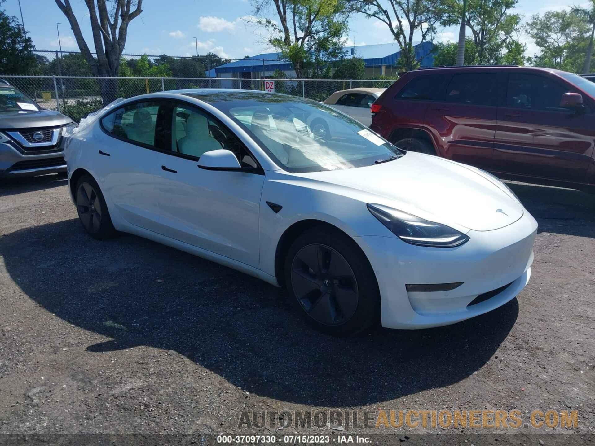 5YJ3E1EB5NF101364 TESLA MODEL 3 2022