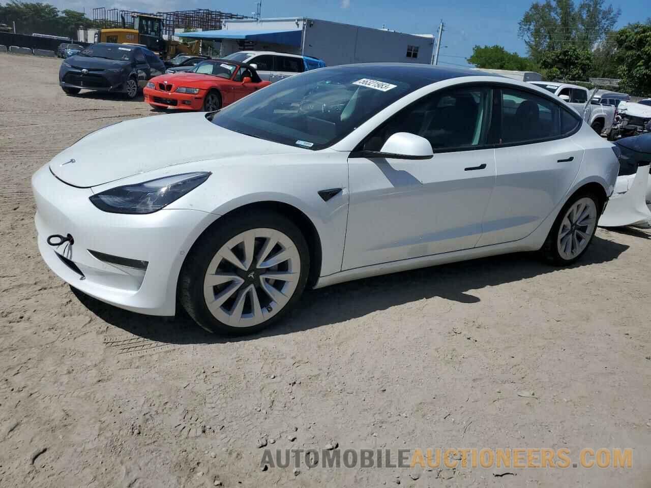 5YJ3E1EB5NF117726 TESLA MODEL 3 2022