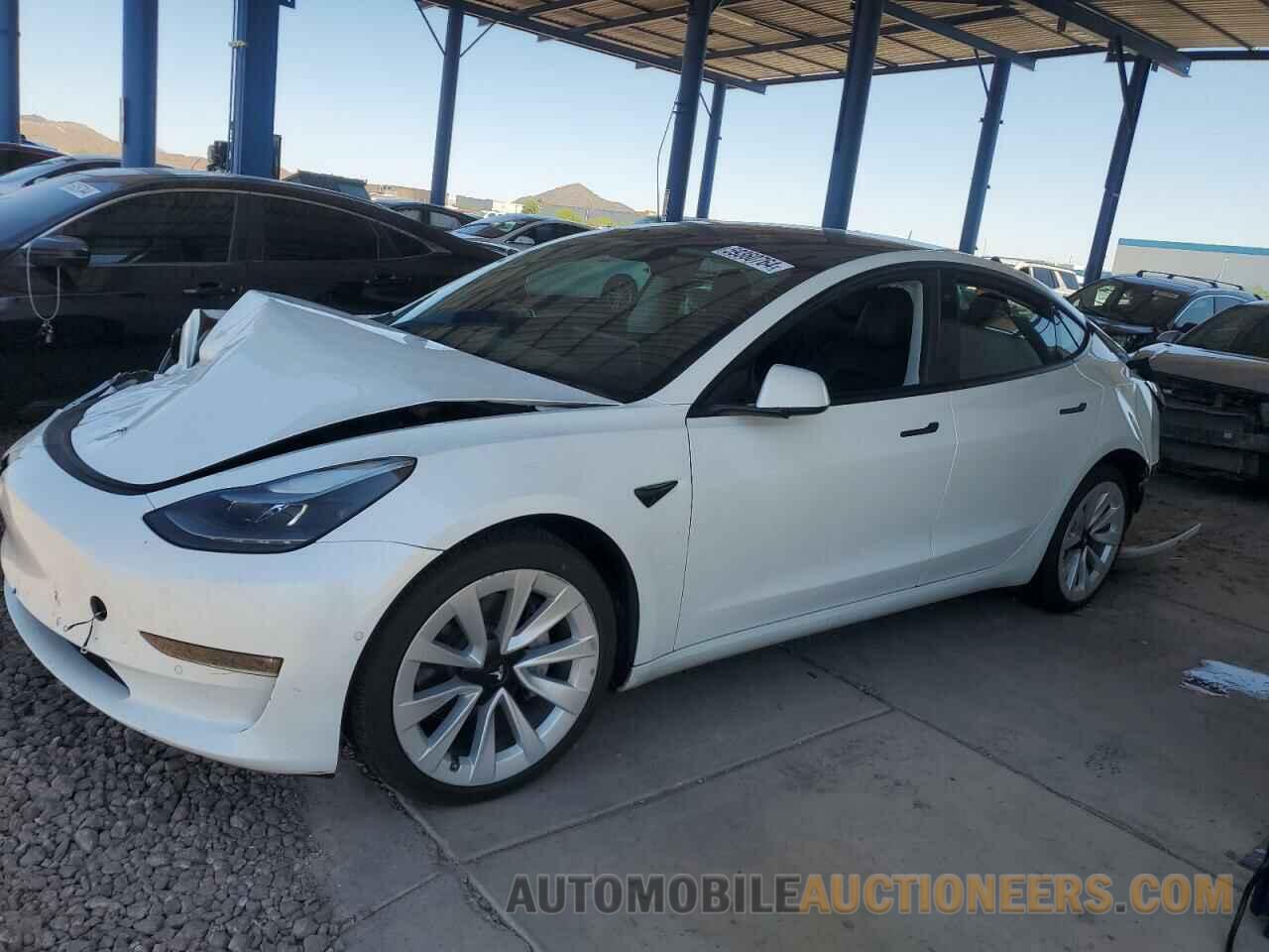 5YJ3E1EB5NF129360 TESLA MODEL 3 2022