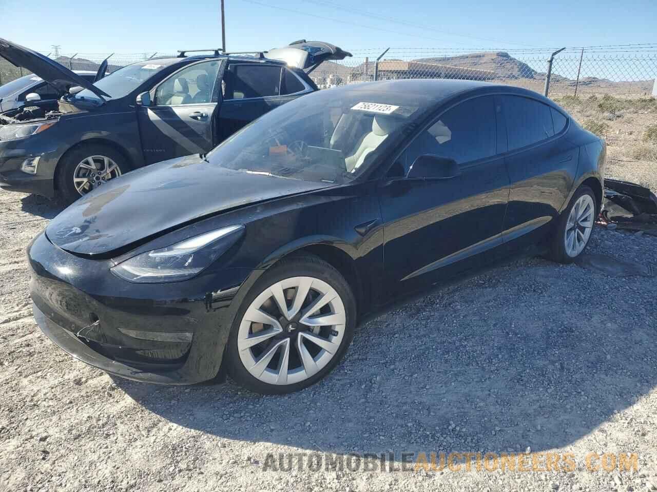 5YJ3E1EB5NF134395 TESLA MODEL 3 2022