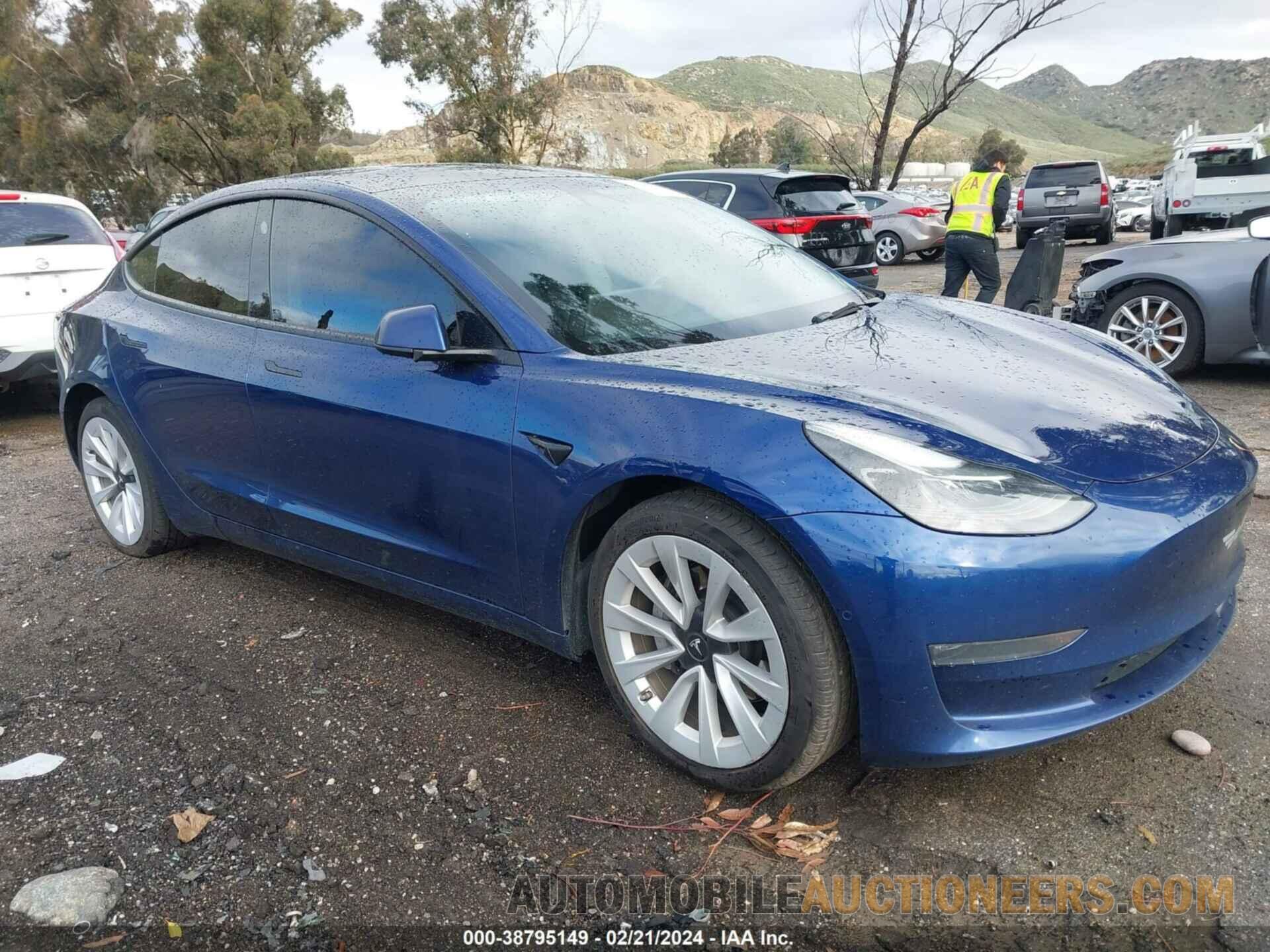 5YJ3E1EB5NF137507 TESLA MODEL 3 2022