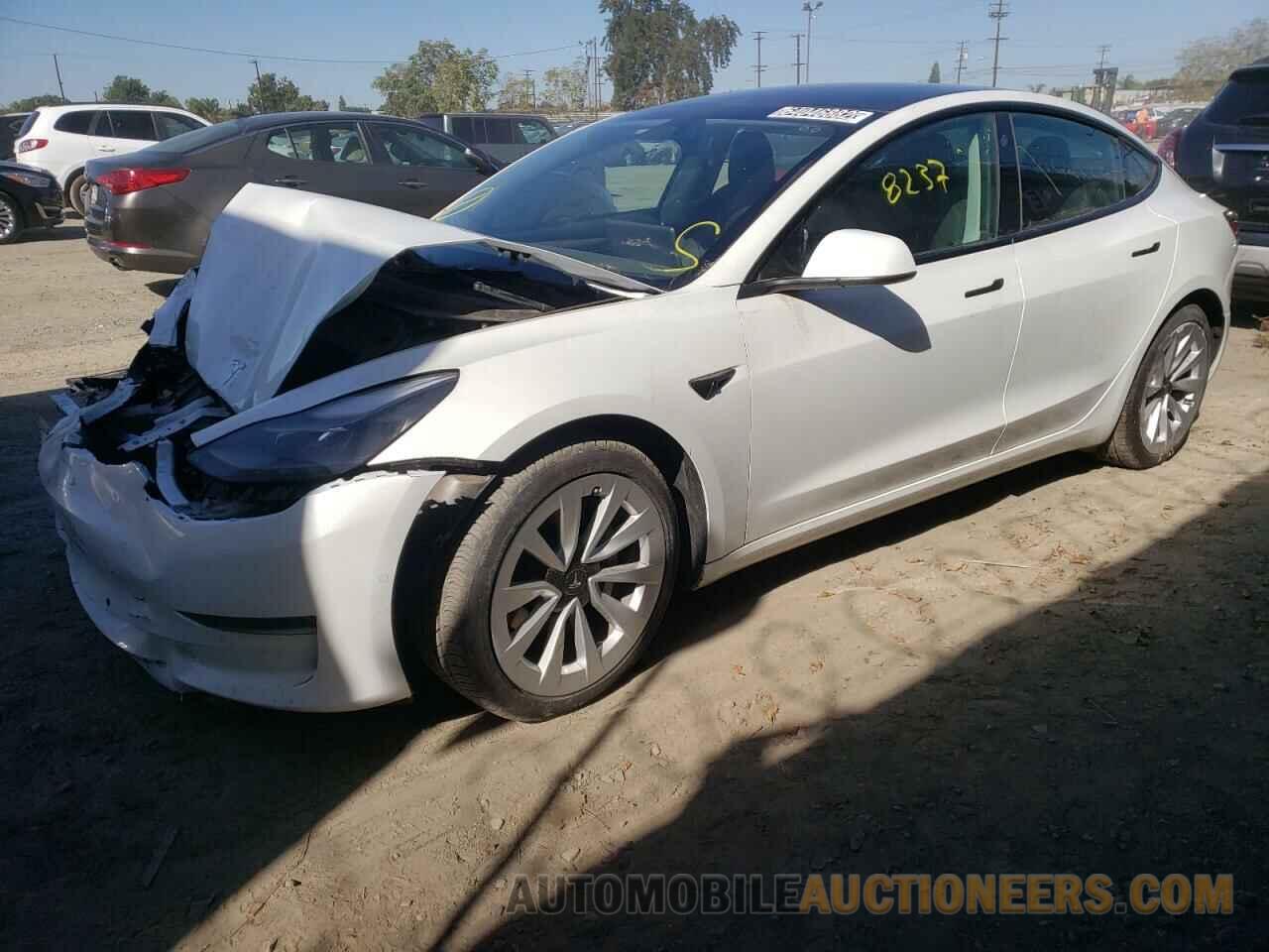 5YJ3E1EB5NF144635 TESLA MODEL 3 2022