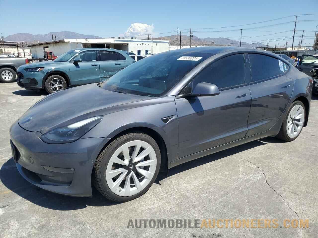 5YJ3E1EB5NF145543 TESLA MODEL 3 2022