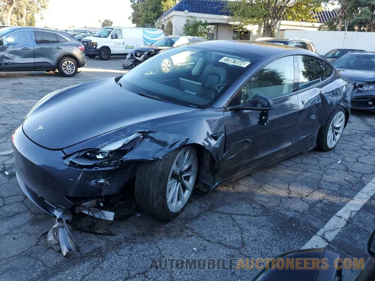 5YJ3E1EB5NF145560 TESLA MODEL 3 2022