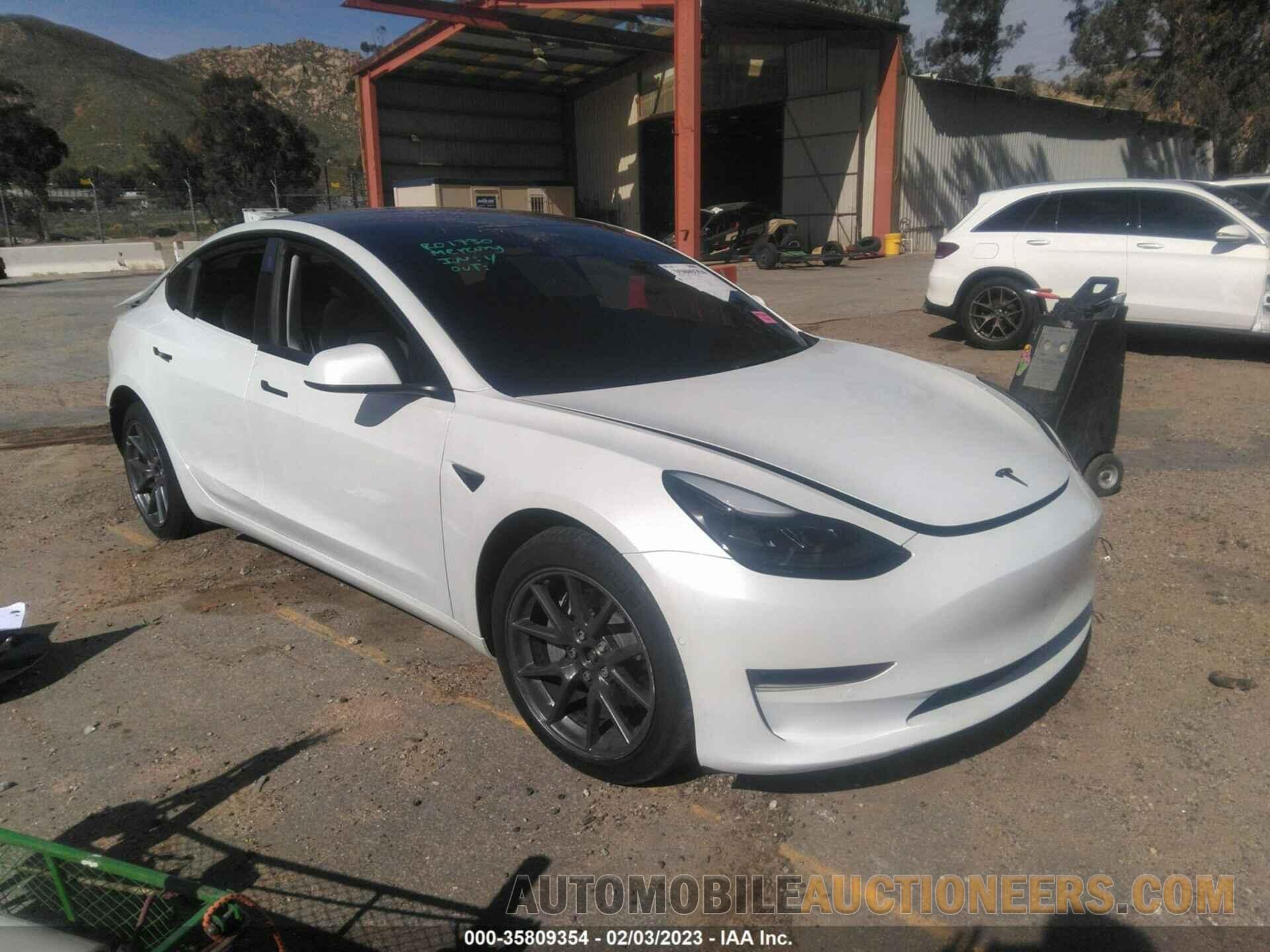 5YJ3E1EB5NF160513 TESLA MODEL 3 2022