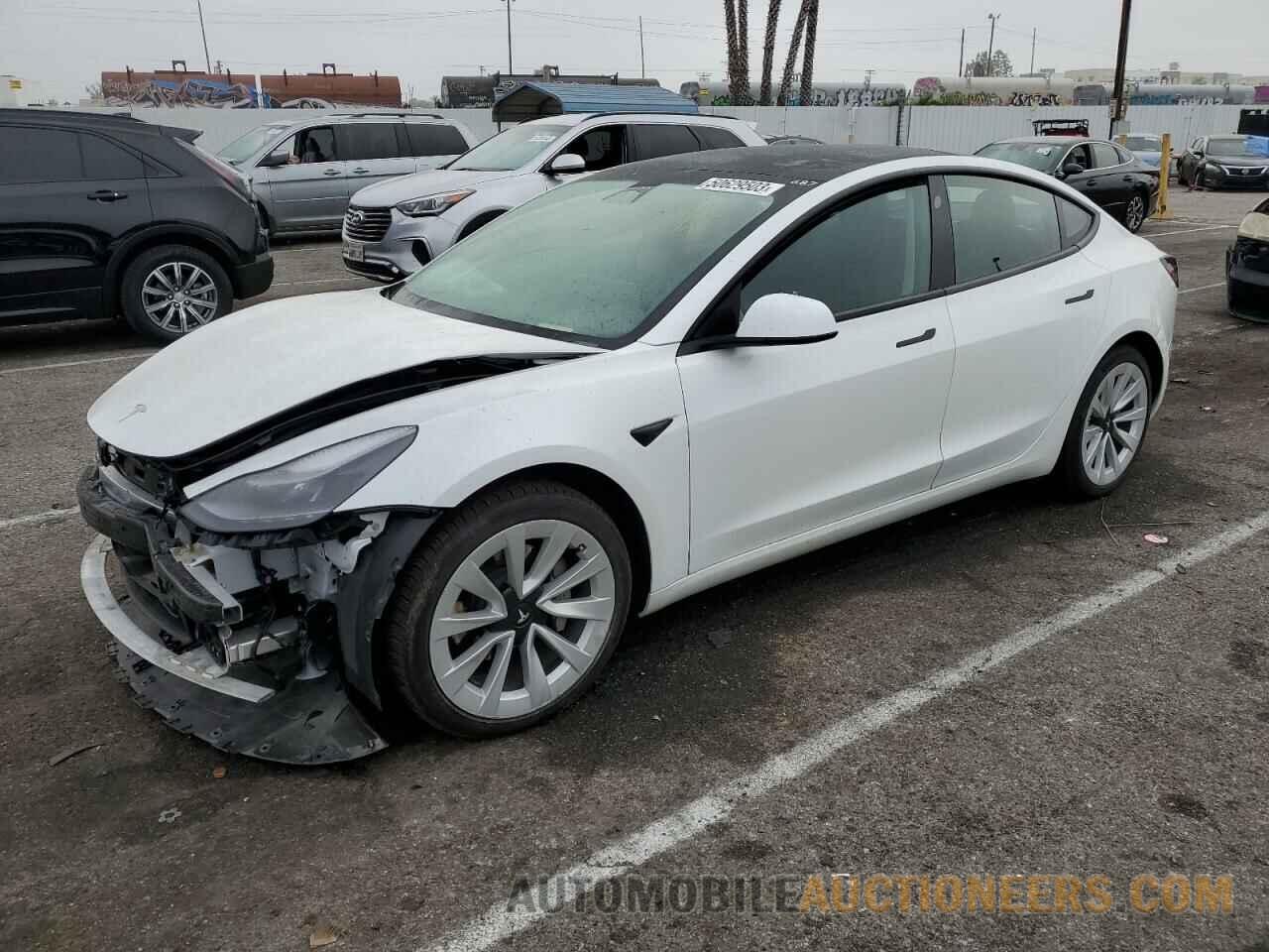 5YJ3E1EB5NF164335 TESLA MODEL 3 2022