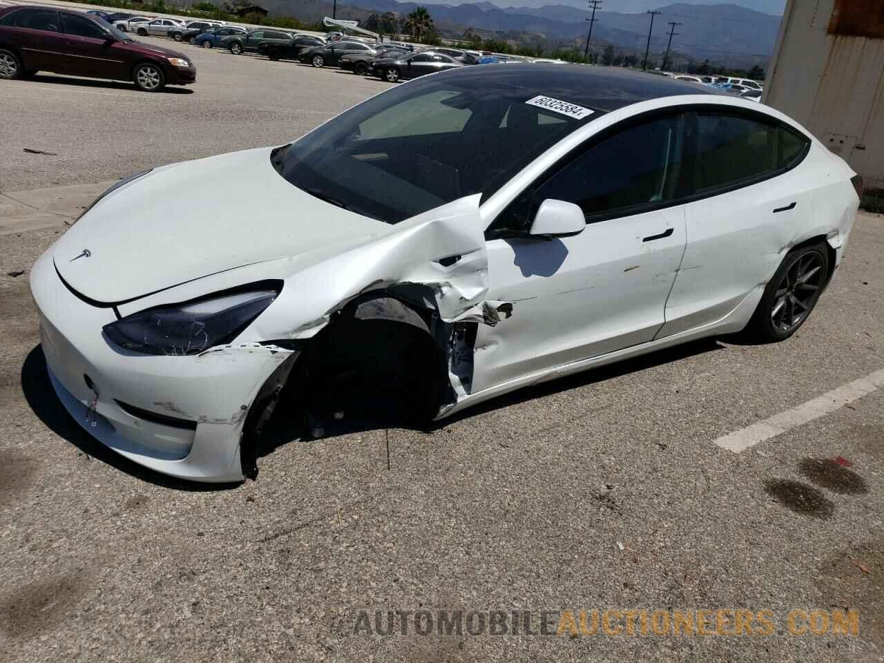 5YJ3E1EB5NF171088 TESLA MODEL 3 2022