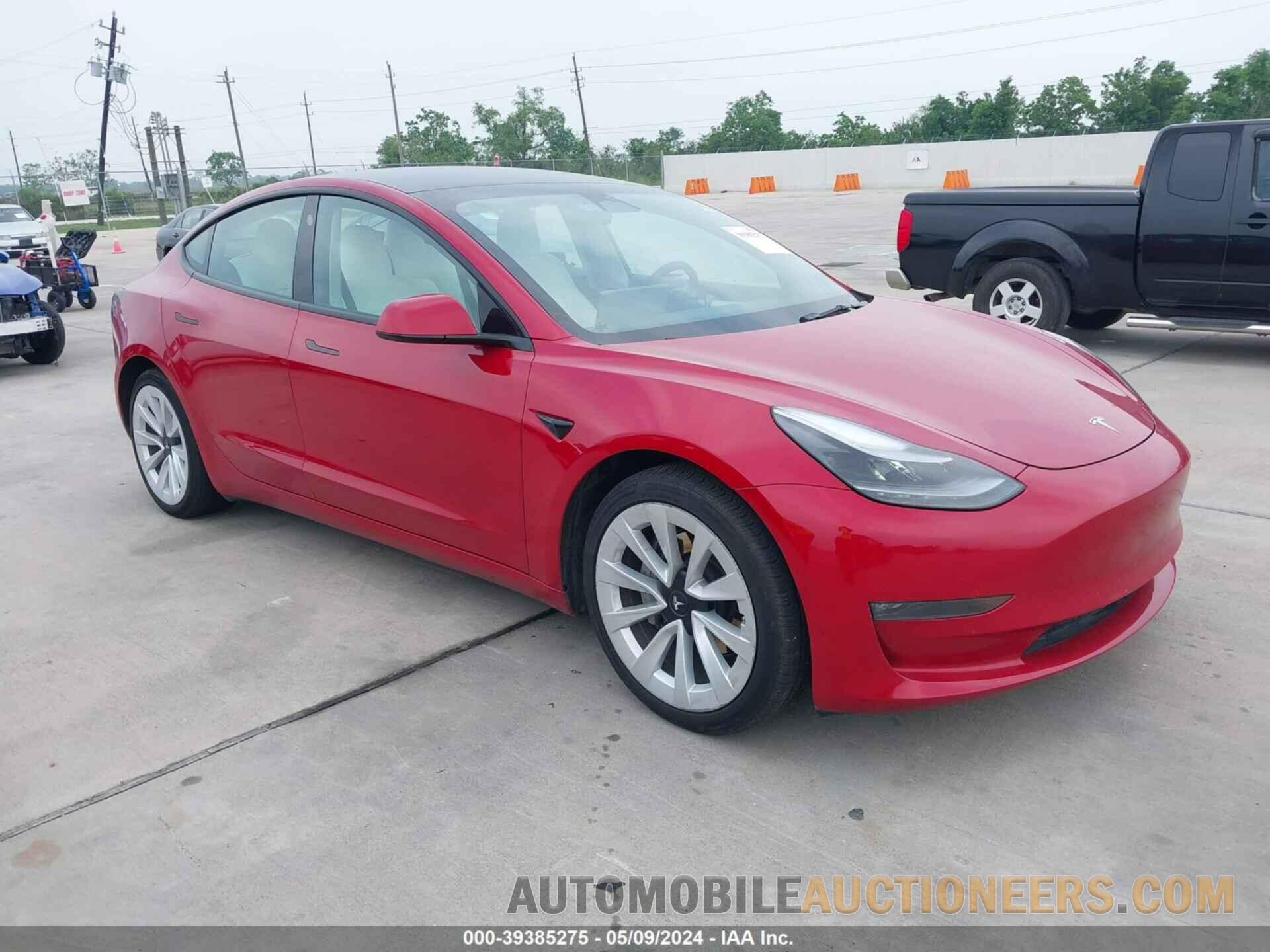 5YJ3E1EB5NF171270 TESLA MODEL 3 2022