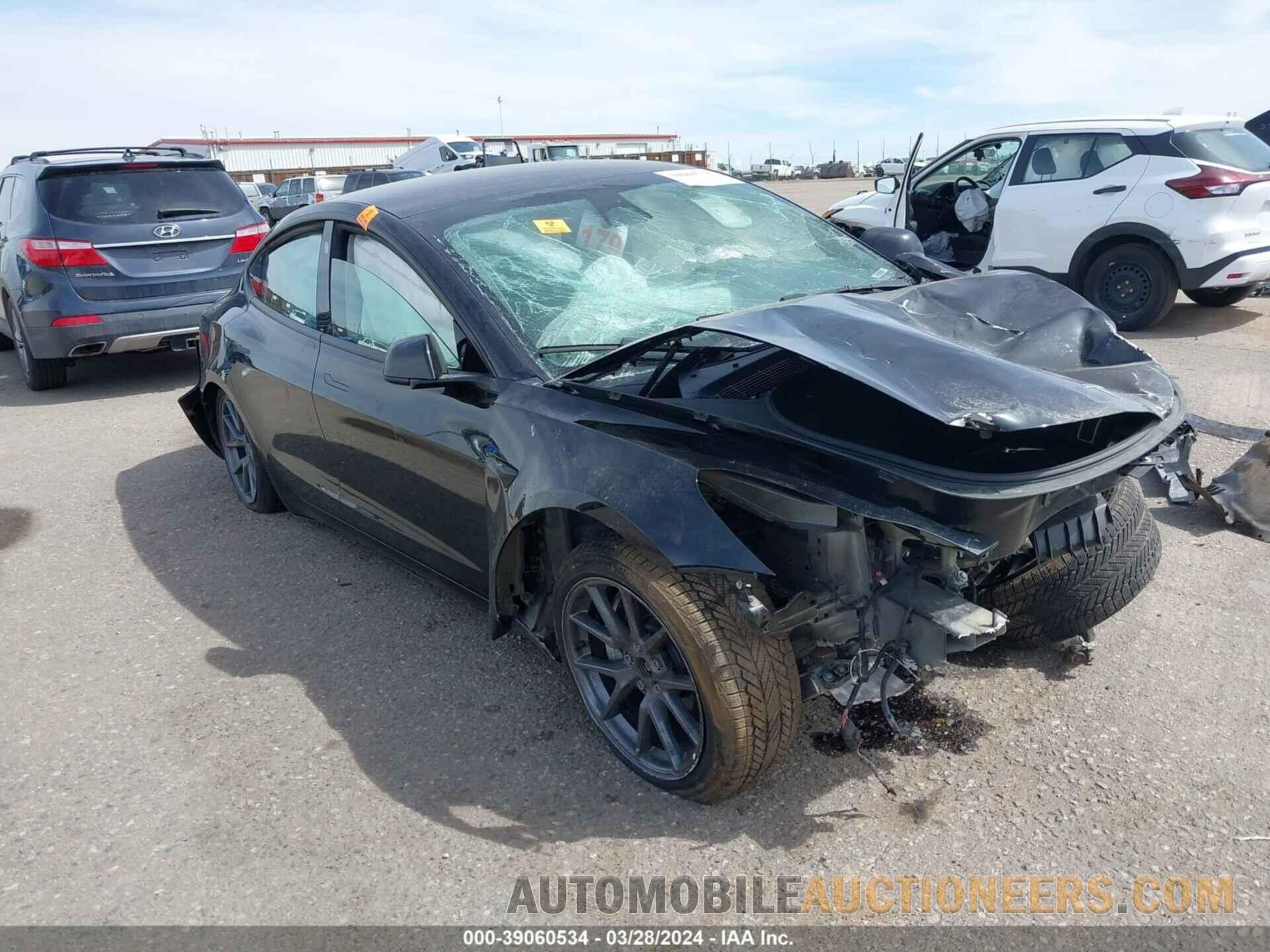 5YJ3E1EB5NF182866 TESLA MODEL 3 2022