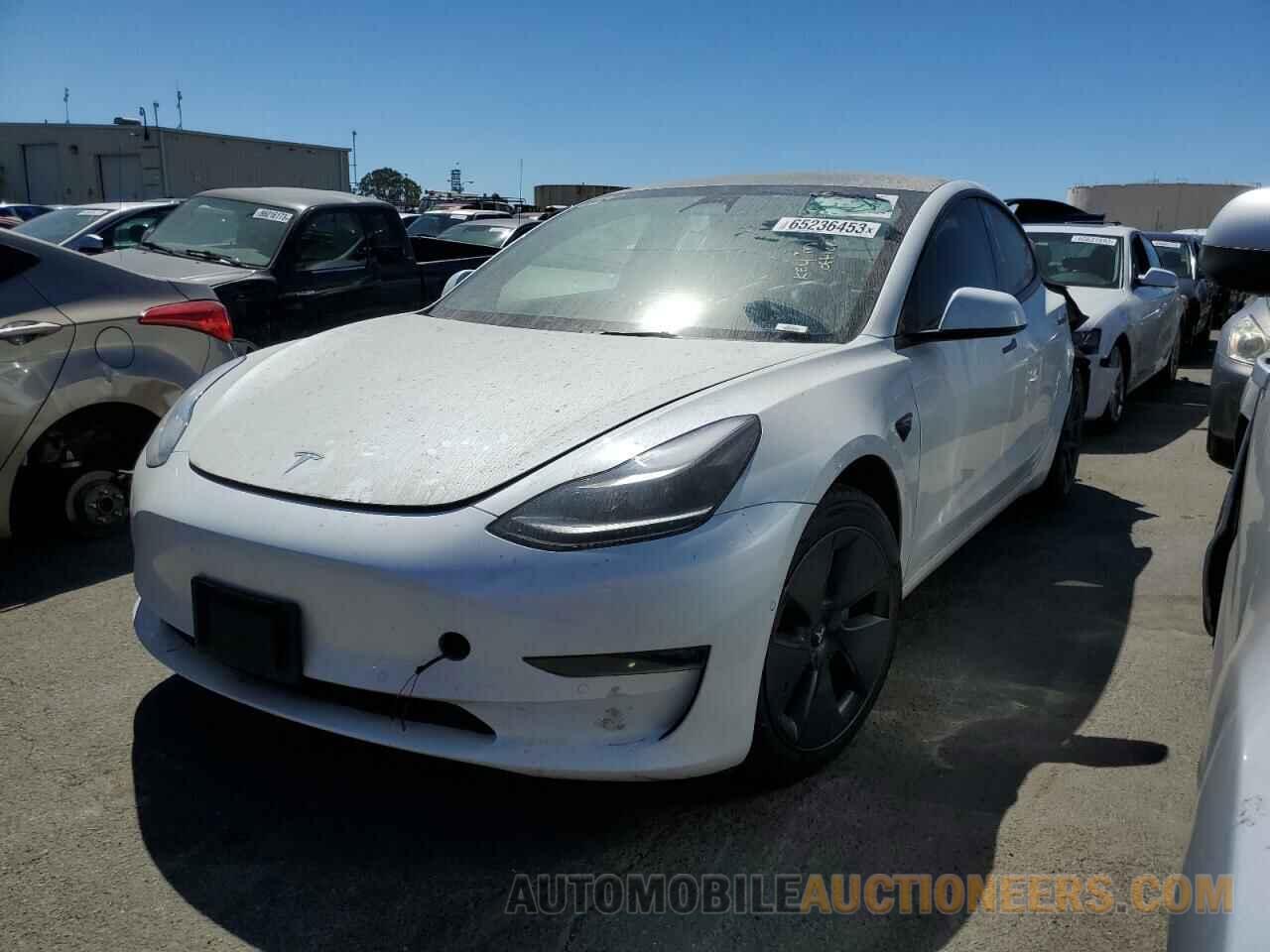 5YJ3E1EB5NF184519 TESLA MODEL 3 2022