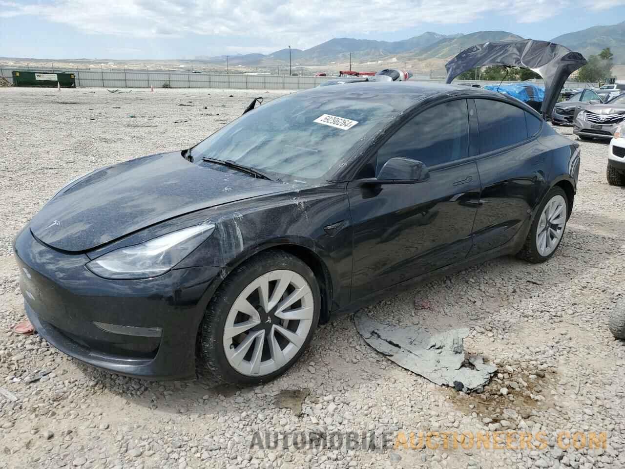 5YJ3E1EB5NF185993 TESLA MODEL 3 2022