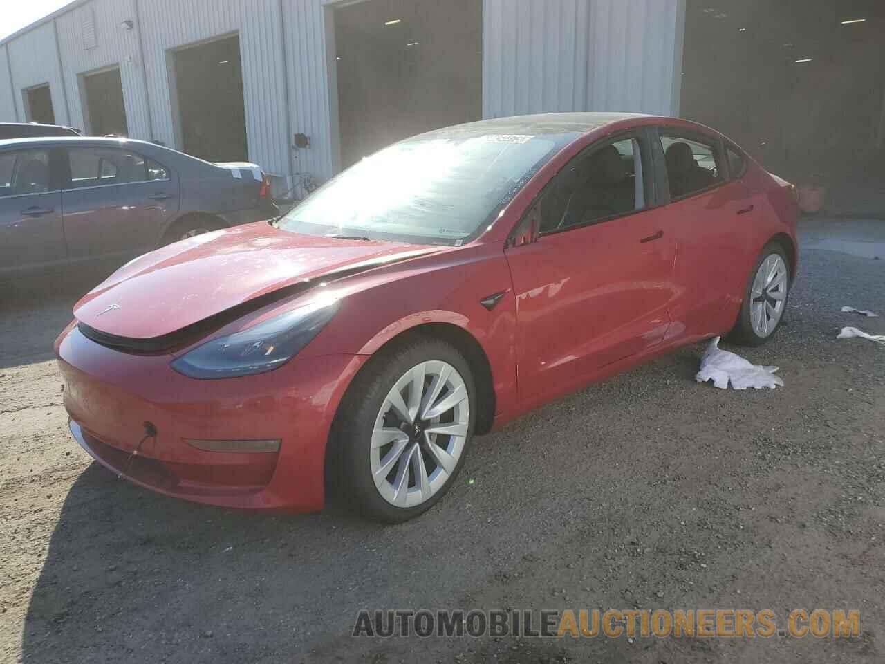 5YJ3E1EB5NF186061 TESLA MODEL 3 2022