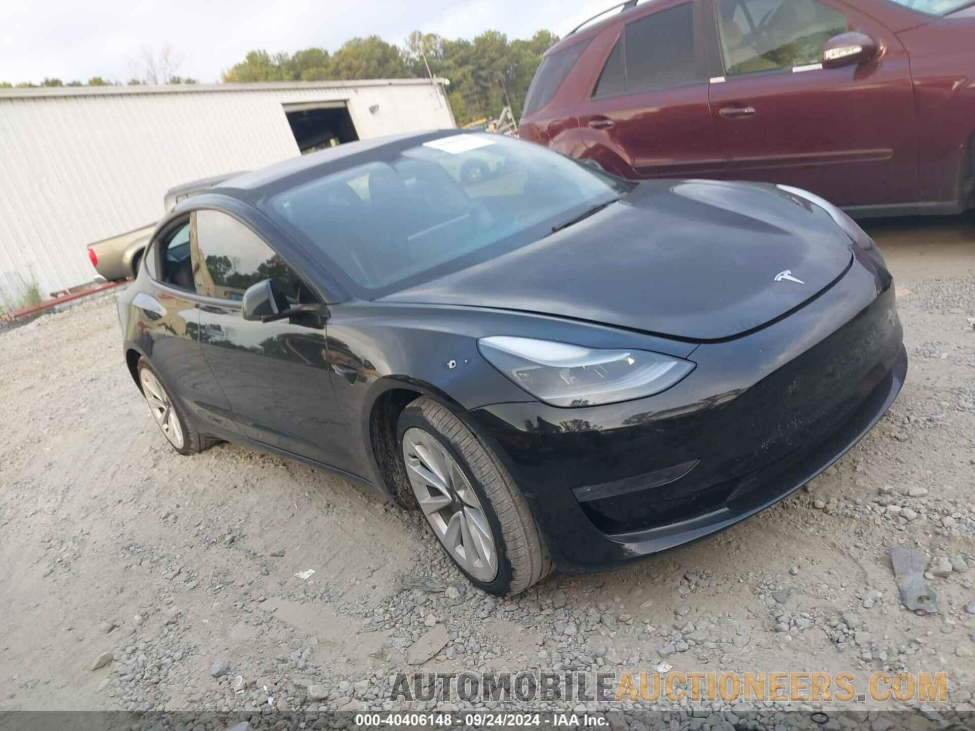 5YJ3E1EB5NF186965 TESLA MODEL 3 2022