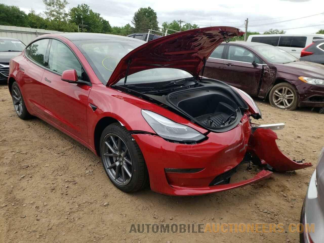 5YJ3E1EB5NF188537 TESLA MODEL 3 2022