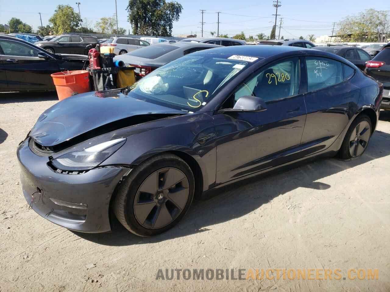 5YJ3E1EB5NF192202 TESLA MODEL 3 2022