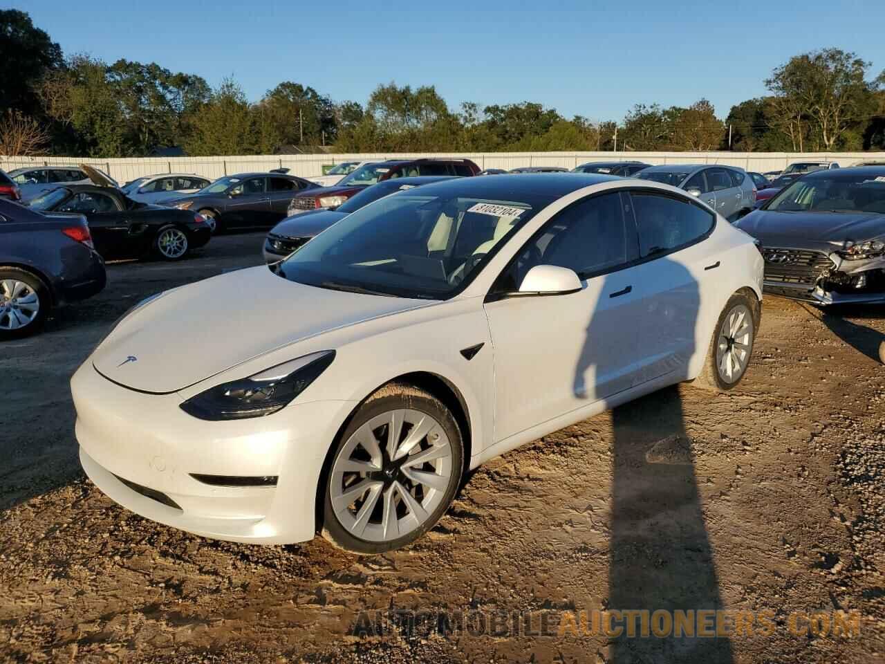 5YJ3E1EB5NF200590 TESLA MODEL 3 2022