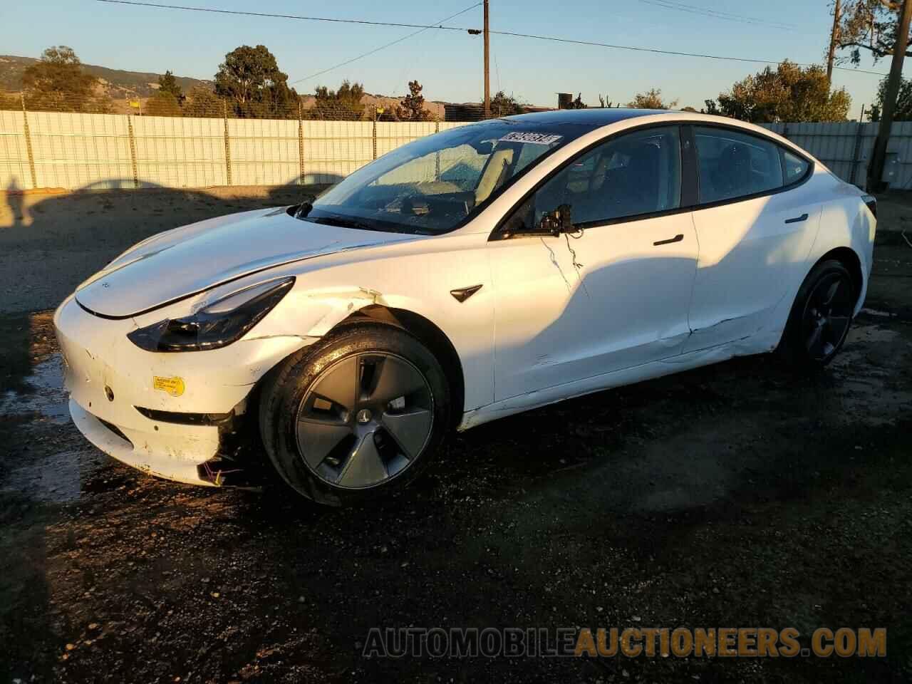 5YJ3E1EB5NF201769 TESLA MODEL 3 2022