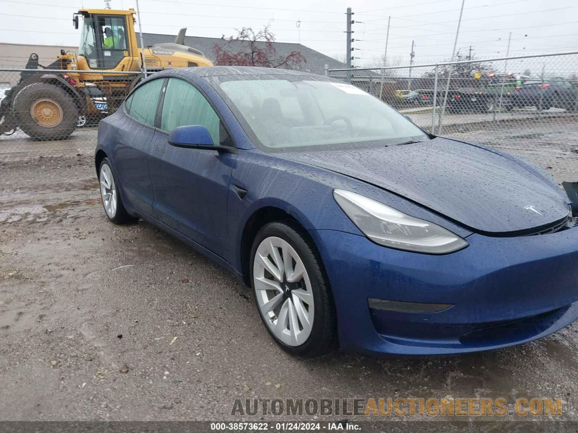 5YJ3E1EB5NF204297 TESLA MODEL 3 2022