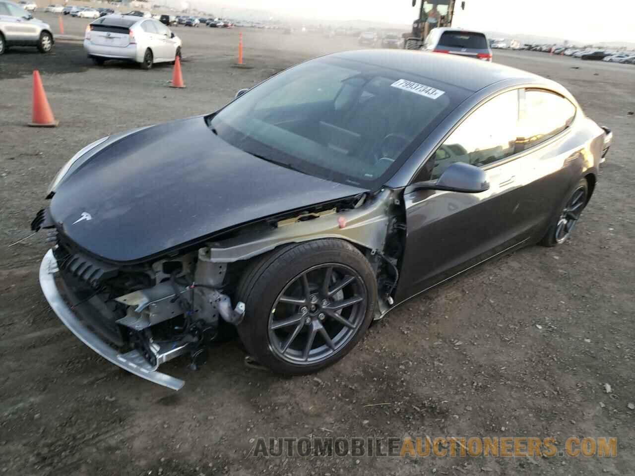 5YJ3E1EB5NF205577 TESLA MODEL 3 2022