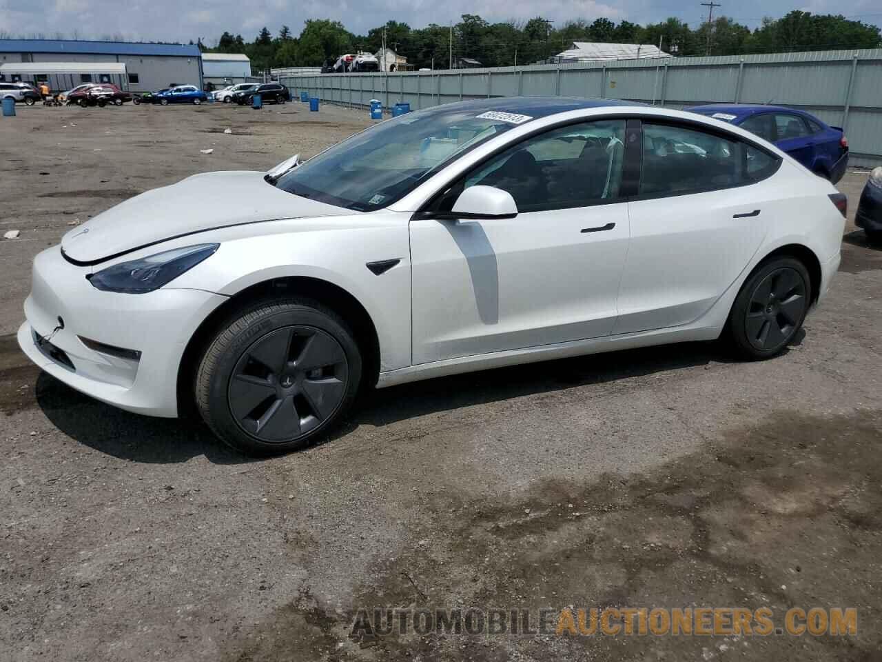 5YJ3E1EB5NF206406 TESLA MODEL 3 2022