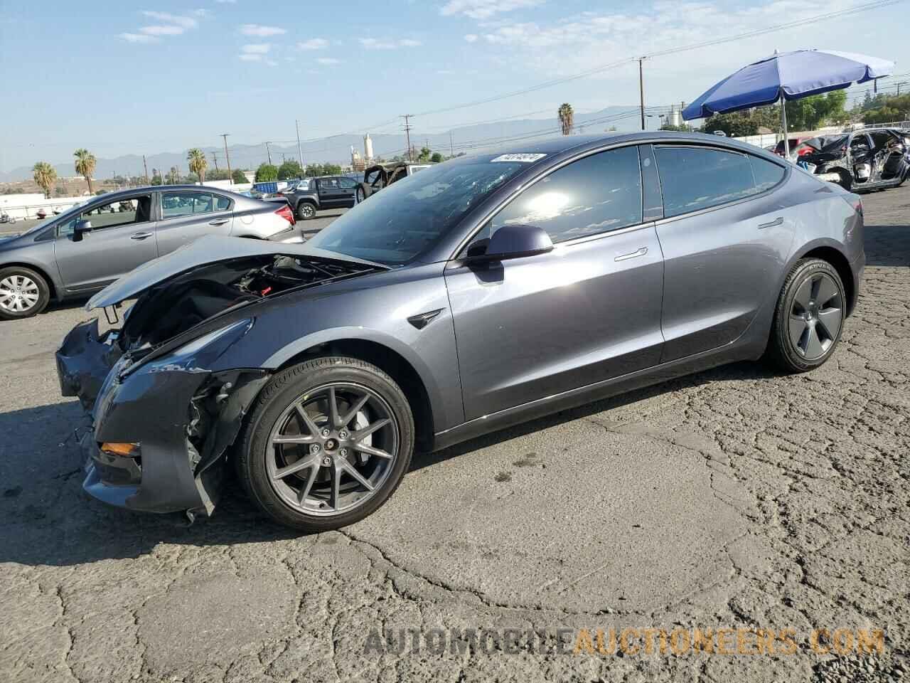 5YJ3E1EB5NF221746 TESLA MODEL 3 2022