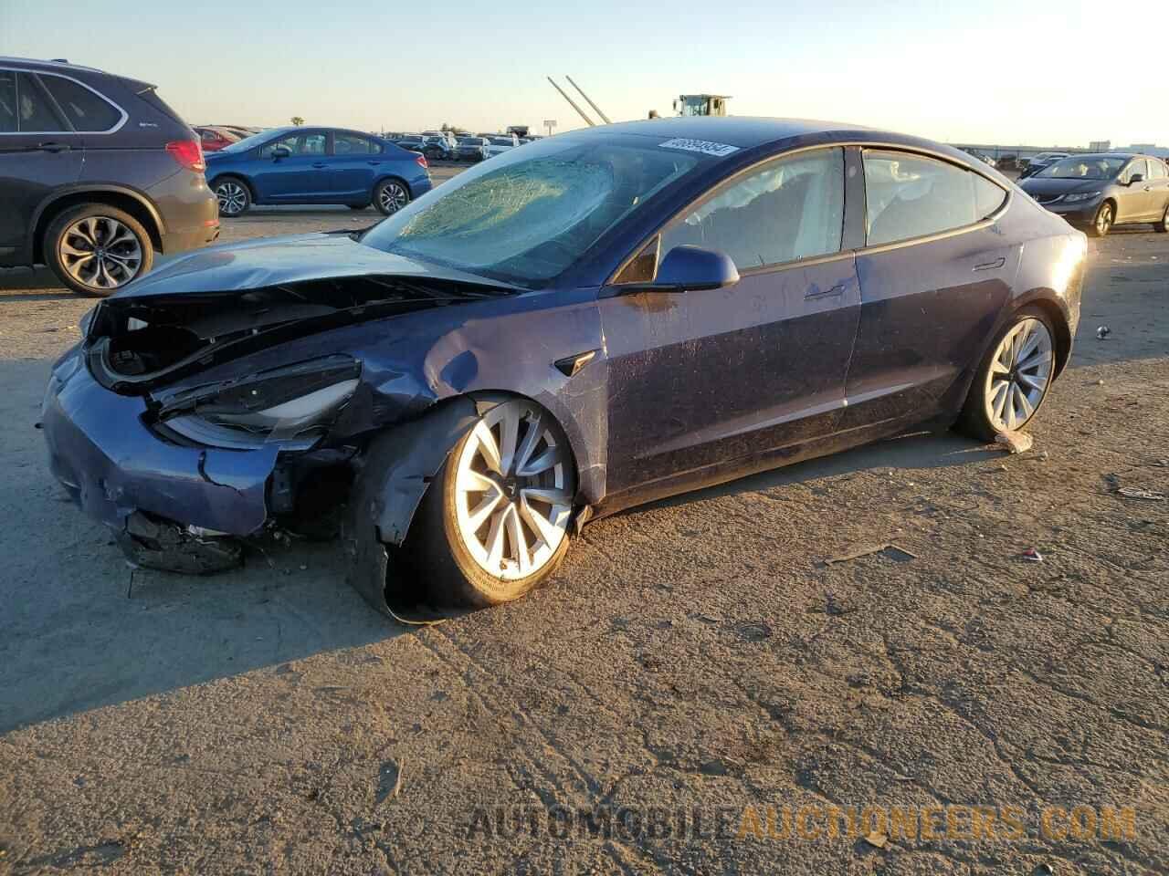 5YJ3E1EB5NF233542 TESLA MODEL 3 2022